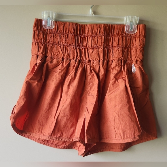 FP Movement Size Large The Way Home Rust Orange Running Shorts - Picture 6 of 11